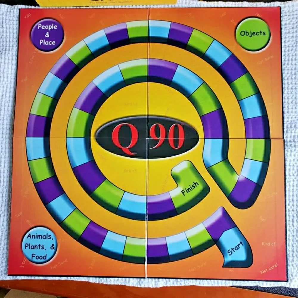 Q90 The Game of Smart Questions Board Game Spark Games Party Trivia Fun COMPLETE